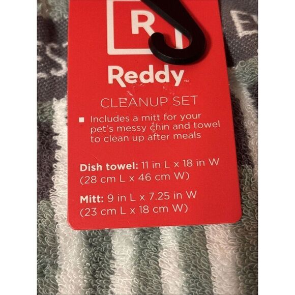 New Reddy Clean Up Kit ~ Glove, Quick Drying Dogs Mouth Or Paw Towel - Picture 5 of 7